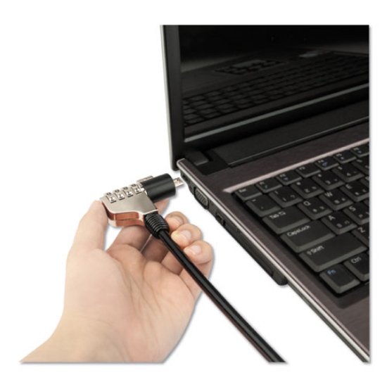Picture of Combination Laptop Lock, 6 Ft Steel Cable