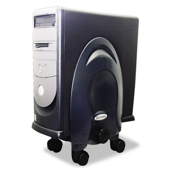 Picture of DELUXE MOBILE CPU STAND, SUPPORTS 60 LB, 12W X 12D X 18H, BLACK