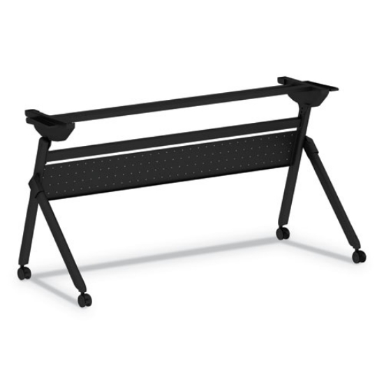 Picture of Flip And Nest Table Base, 55.88w X 23.63d X 28.5h, Black
