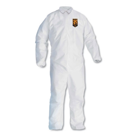 Picture of A30 Elastic Back And Cuff Coveralls, 4x-Large, White, 25/carton
