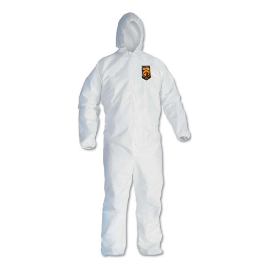 Picture of A40 Elastic-Cuff, Ankle, Hooded Coveralls, Medium, White, 25/carton