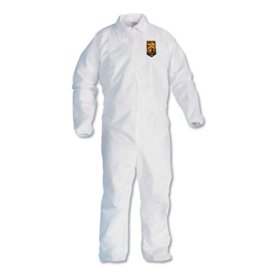 Picture of A40 Elastic-Cuff and Ankles Coveralls, White, Large, 25/Carton