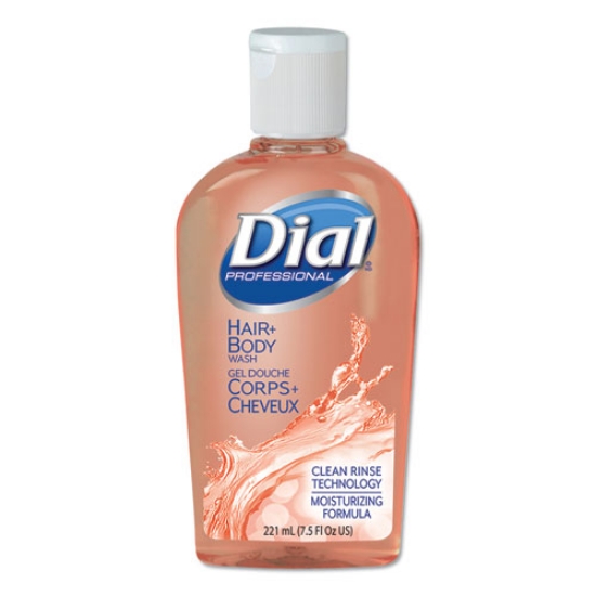 Picture of Hair + Body Wash, Neutral Scent, 7.5 Oz Flip Cap, 24/carton
