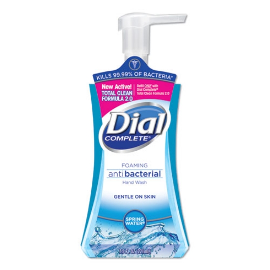 Picture of Antibacterial Foaming Hand Wash, Spring Water, 7.5 Oz, 8/carton