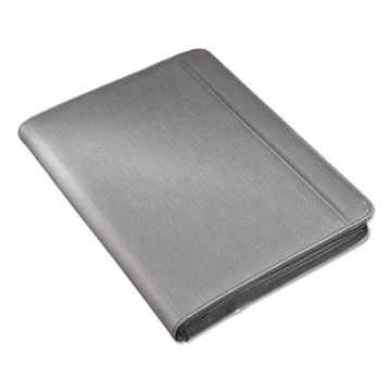 Picture of Power Padfolio, Zipper, 10.75 X 1.5 X 13.5, Polyurethane, Gray