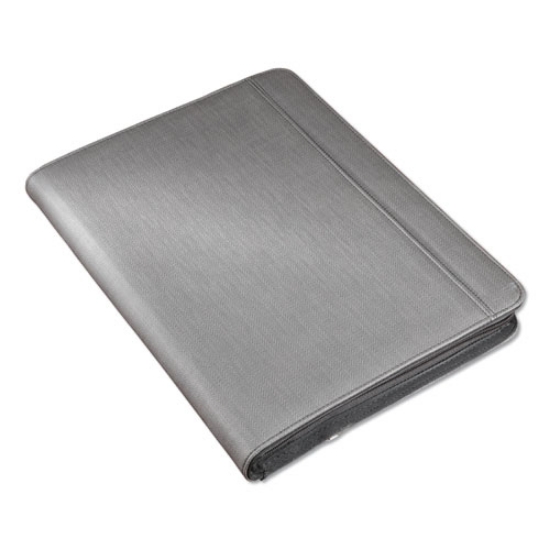 Picture of Power Padfolio, Zipper, 10.75 X 1.5 X 13.5, Polyurethane, Gray