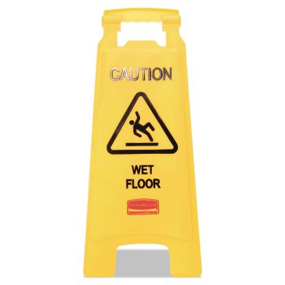 Picture of RUBBERMAID COMMERCIAL FG611277YEL SIGN,CAUTION,WET FLR,YW (EA)