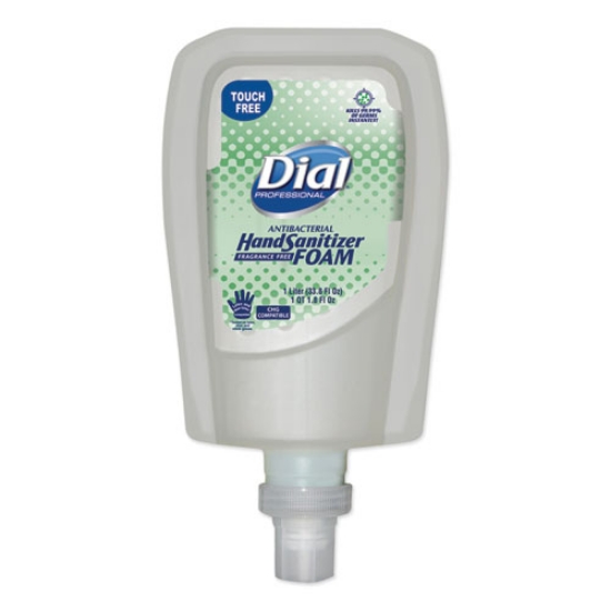 Picture of Antibacterial Foaming Hand Sanitizer Refill For Fit Touch Free Dispenser, 1 L Bottle, Fragrance-Free, 3/carton