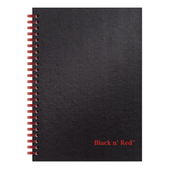 Picture of Hardcover Twinwire Notebooks, SCRIBZEE Compatible, 1-Subject, Wide/Legal Rule, Black Cover, (70) 8.25 x 5.88 Sheets
