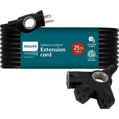 Picture of JASCO(R) SPC3253ZB/37-T1 EXTNSN CORD GRD BLK 25' (EA)