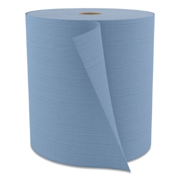 Picture of Tuff-Job Spunlace Towels, Jumbo Roll, 12 x 13, Blue, 475/Roll