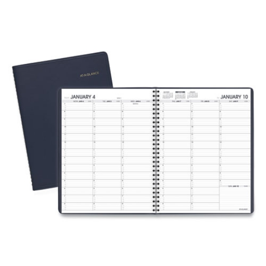 Picture of Weekly Appointment Book, 11 x 8.25, Navy Cover, 13-Month (Jan to Jan): 2024 to 2025
