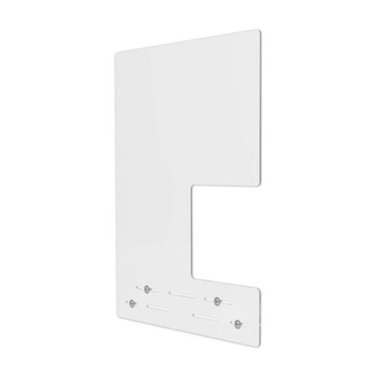 Picture of Mounting Safety Barrier With Side Pass Thru, 23.75" X 31.75", Acrylic, Clear, 2/carton