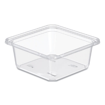 Picture of TamperGuard Snack Boxes, 1-Compartment, 32 oz, 6.3 x 6.3 x 2.6, Clear, Plastic, 300/Carton