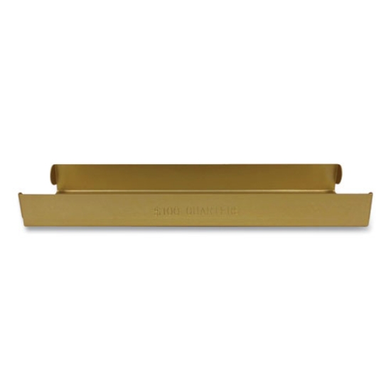Picture of Metal Coin Tray, Quarters, Stackable, 3.5 X 10 X 1.75, Orange