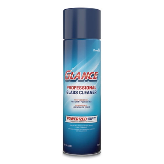 Picture of Glance Powerized Glass And Surface Cleaner, Ammonia Scent, 19 Oz Aerosol Spray, 12/carton