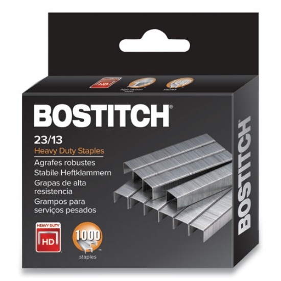 Picture of Premium Heavy-Duty Staples, 0.5" Leg, 0.5" Crown, Steel, 1,000/box