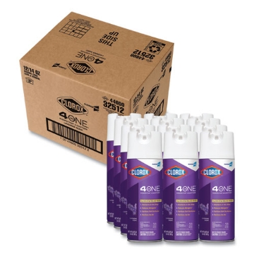 Picture of 4 In One Disinfectant And Sanitizer, Lavender, 14 Oz Aerosol Spray, 12/carton
