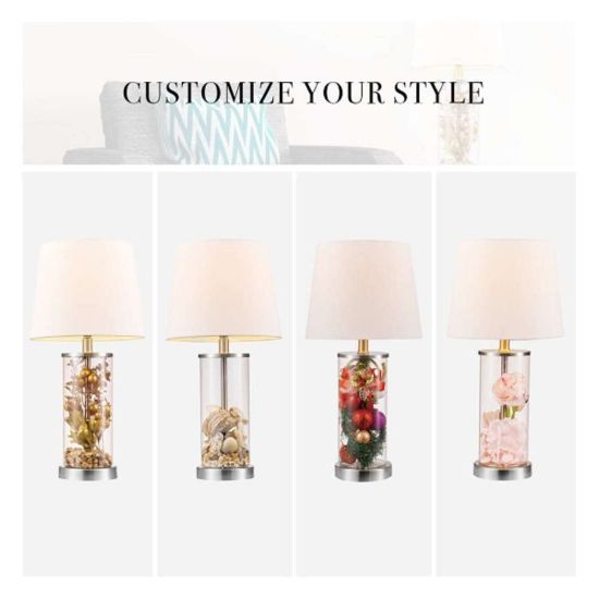 Picture of GLOBE ELECTRIC 67546 TABLE LAMP CYLDR WH 21"H (EA)