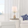 Picture of GLOBE ELECTRIC 67546 TABLE LAMP CYLDR WH 21"H (EA)