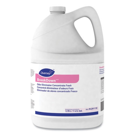 Picture of Breakdown Odor Eliminator, Cherry Almond Scent, Liquid, 1 Gal Bottle, 4/carton