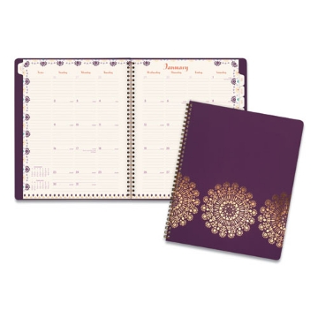 Picture of Sundance Weekly/Monthly Planner, Sundance Artwork/Format, 11 x 8.5, Purple Cover, 12-Month (Jan to Dec): 2024