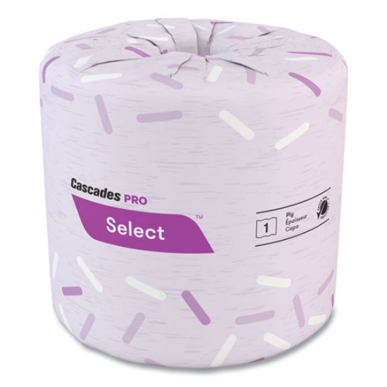 Picture of Select Standard Bath Tissue, 1-Ply, White, 1,210/Roll, 80 Rolls/Carton