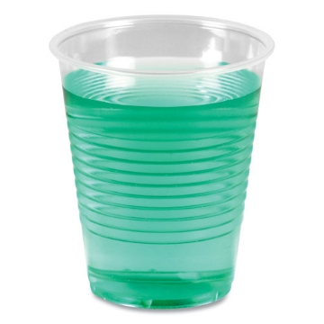 Picture of Translucent Plastic Cold Cups, 12 Oz, Polypropylene, 50 Cups/sleeve, 20 Sleeves/carton