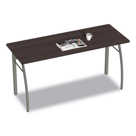 Picture of Trento Line Rectangular Desk, 59.13" X 23.63" X 29.5", Mocha