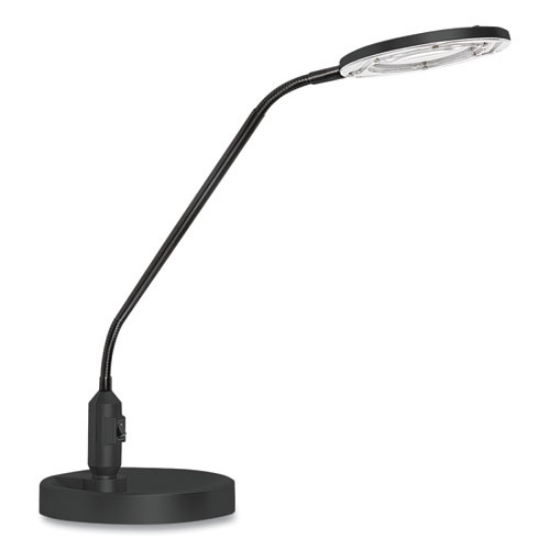 Picture of Clamp-On, 3 Diopter LED Desktop Magnifier, 6.88w x 16.63d x 16.75h, Black