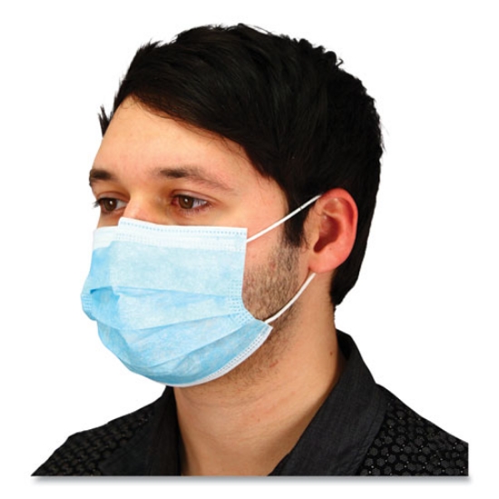 Picture of Malt By Impact Three-Ply Face Mask With Ear Loops, 50 Box, 40 Boxes/carton