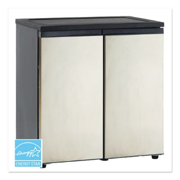 Picture of 5.5 Cf Side By Side Refrigerator/freezer, Black/stainless Steel