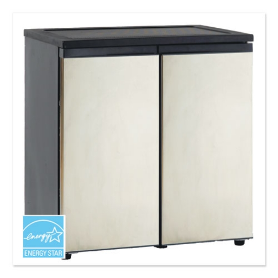 Picture of 5.5 Cf Side By Side Refrigerator/freezer, Black/stainless Steel