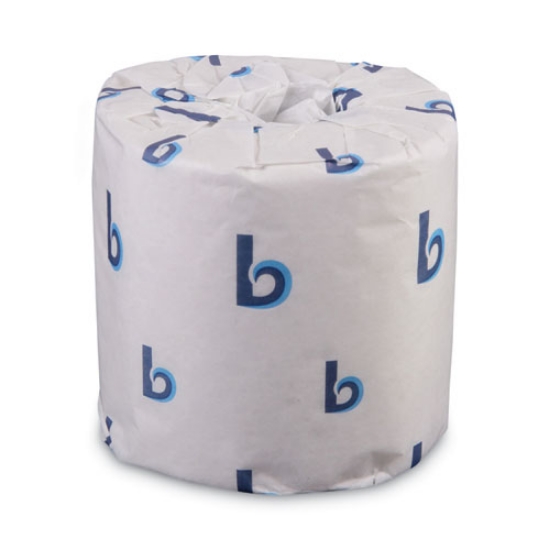 Picture of 2-Ply Toilet Tissue, Septic Safe, White, 400 Sheets/Roll, 96 Rolls/Carton