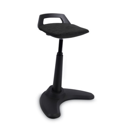 Picture of Alera Adaptivergo Sit To Stand Perch Stool, Supports Up To 250 Lb, Black