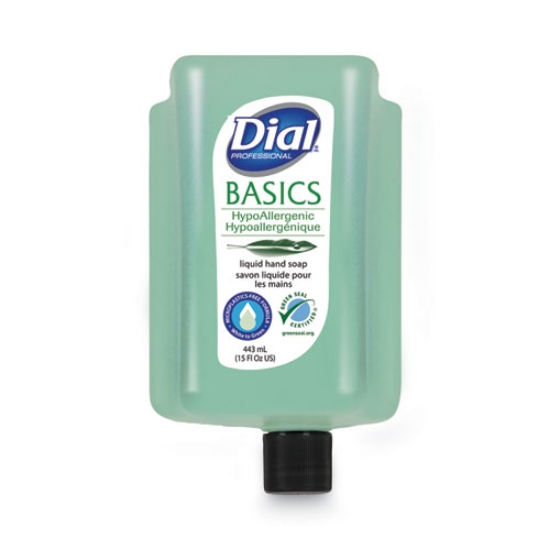 Picture of Basics MP Free Liquid Hand Soap Refill for Versa Dispensers, Unscented, 15 oz Refill Bottle