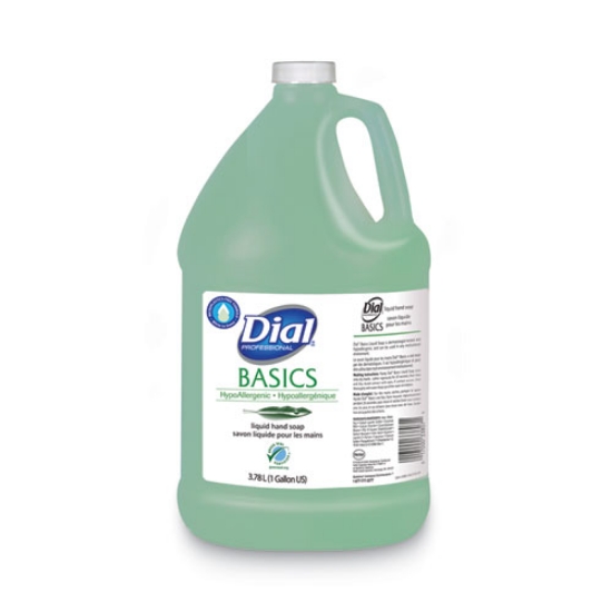 Picture of Basics MP Free Liquid Hand Soap, Honeysuckle, 3.78 L Refill Bottle, 4/Carton