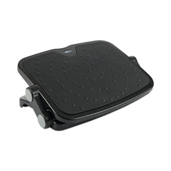 Picture of Soft Cushioned Ergonomic Footrest, 14w X 19.63d X 3.75 To 7.5h, Black