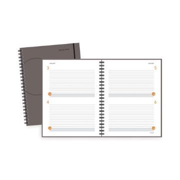 Picture of Plan. Write. Remember. Planning Notebook Two Days Per Page , 11 X 8.38, Gray Cover, Undated