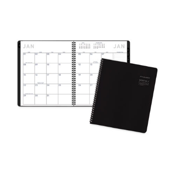 Picture of Contemporary Lite Monthly Planner, Contemporary Lite Artwork, 11 x 9, Black Cover, 12-Month (Jan to Dec): 2024