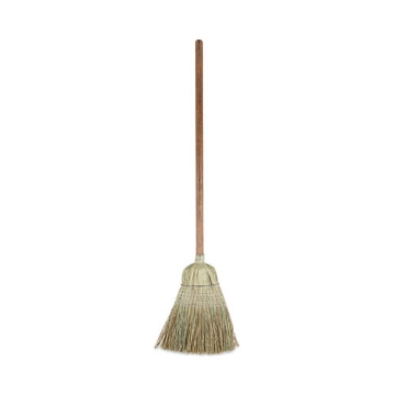 Picture of Corn/fiber Brooms, Corn/synthetic Fiber Bristles, 60" Overall Length, Gray/natural, 6/carton