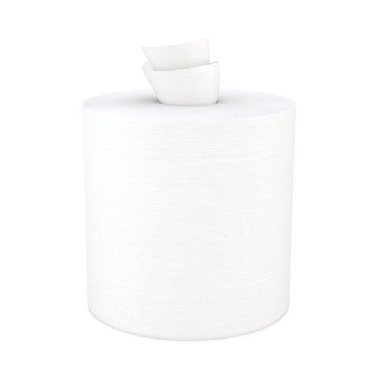 Picture of Tuff-Job Spunlace Towels, Centerpull Roll, 8 x 13, White, 369 Sheets/Roll, 6/Carton