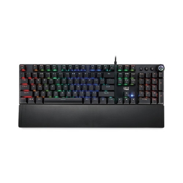 Picture of RGB Programmable Mechanical Gaming Keyboard with Detachable Magnetic Palmrest, 108 Keys, Black