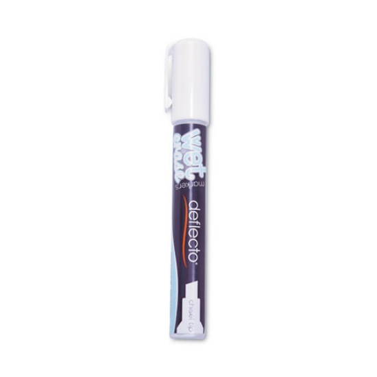 Picture of Wet Erase Markers, Medium Chisel Tip, White, 4/pack