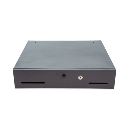 Picture of Metal Cash Drawer, Coin/Cash, 10 Compartments, 16 x 11.25 x 2.25, Black