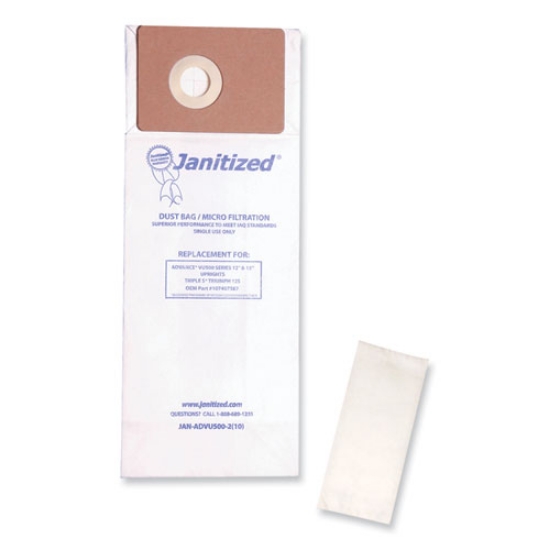 Picture of Vacuum Filter Bags Designed To Fit Advance Vu500/triple S Triumph, 100/carton