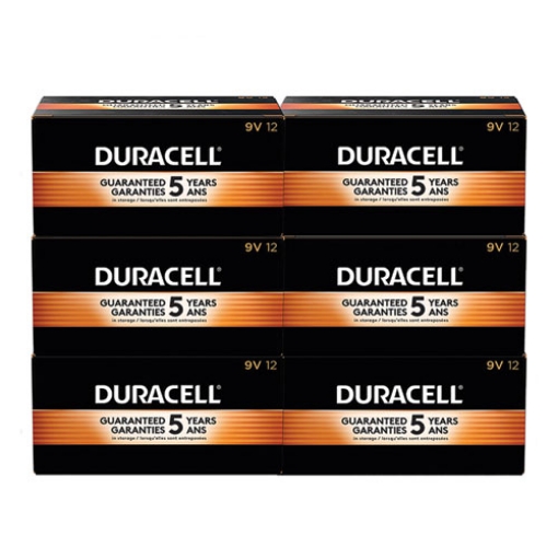 Picture of Coppertop Alkaline 9v Batteries, 72/carton