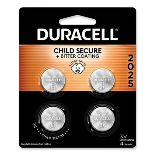 Picture of Lithium Coin Batteries With Bitterant, 2025, 4/Pack
