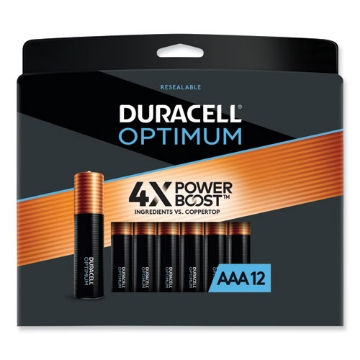 Picture of Optimum Alkaline Aaa Batteries, 12/pack