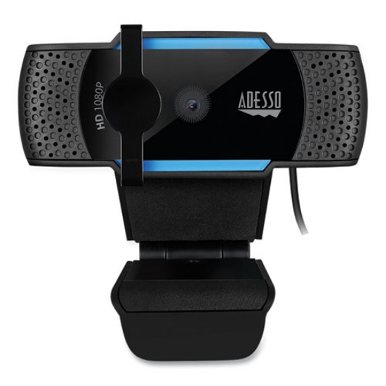 Picture of Cybertrack H5 1080p Hd Usb Autofocus Webcam With Microphone, 1920 Pixels X 1080 Pixels, 2.1 Mpixels, Black